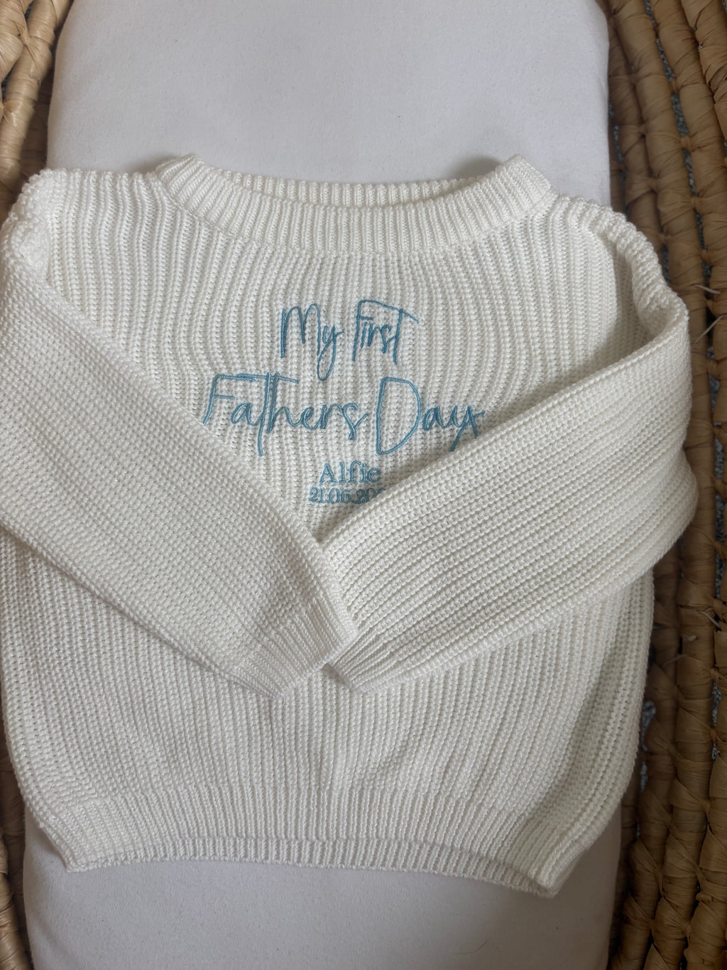 Personalised First Father’s Day Jumper