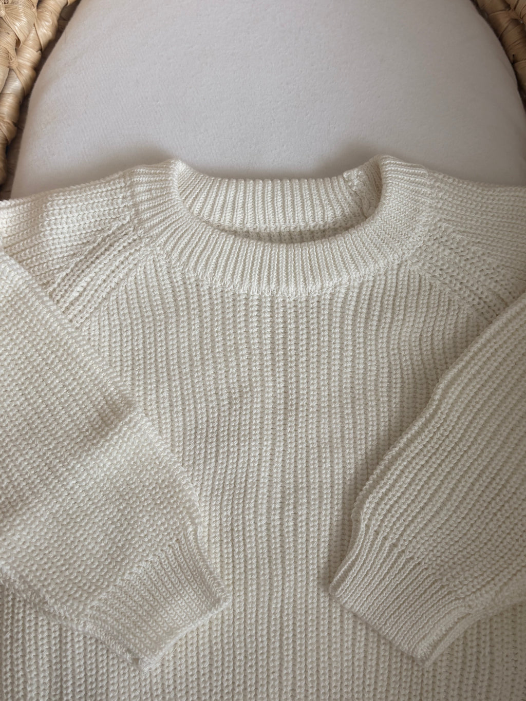 Soft White Knit Jumper