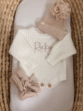 Newborn Classic Long Sleeve Knit Romper