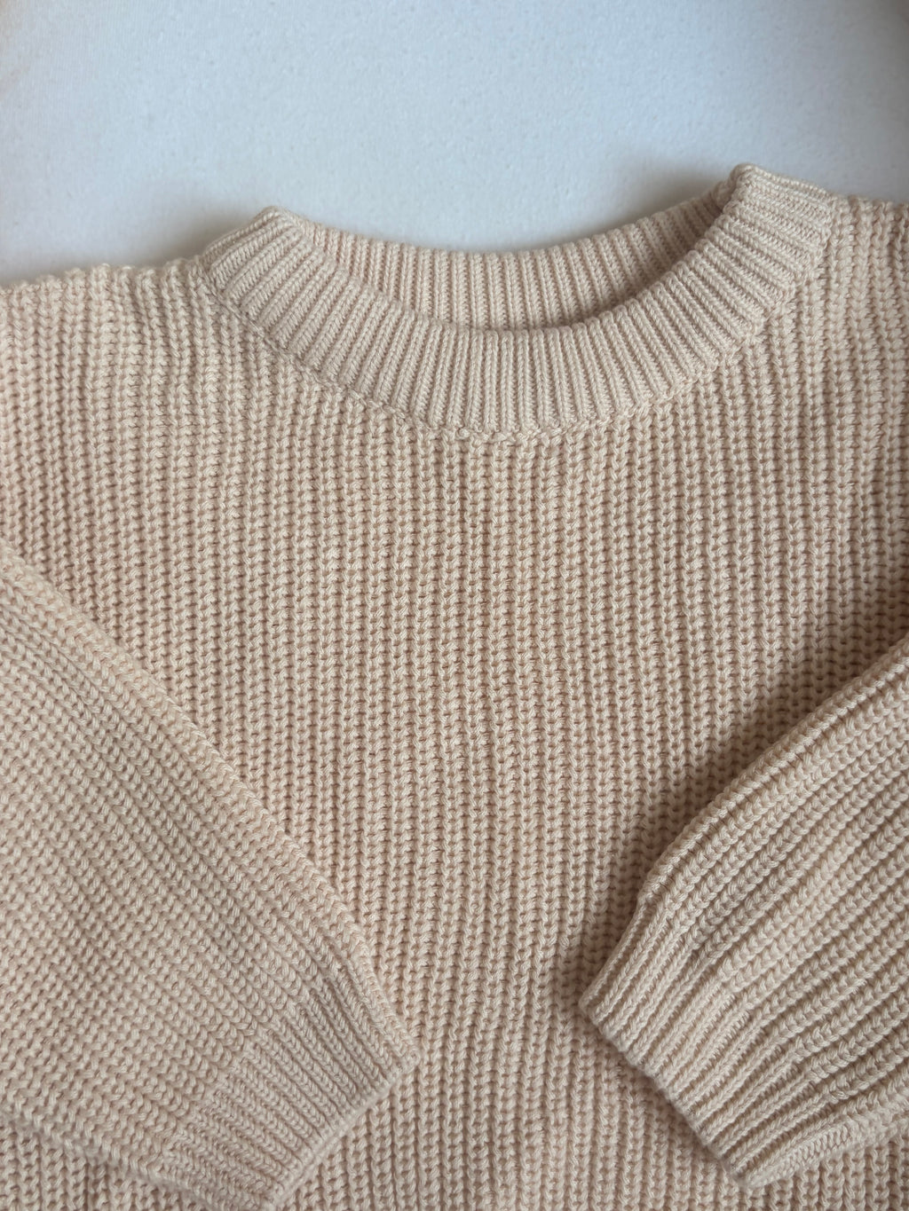 Oatmeal Knit Jumper