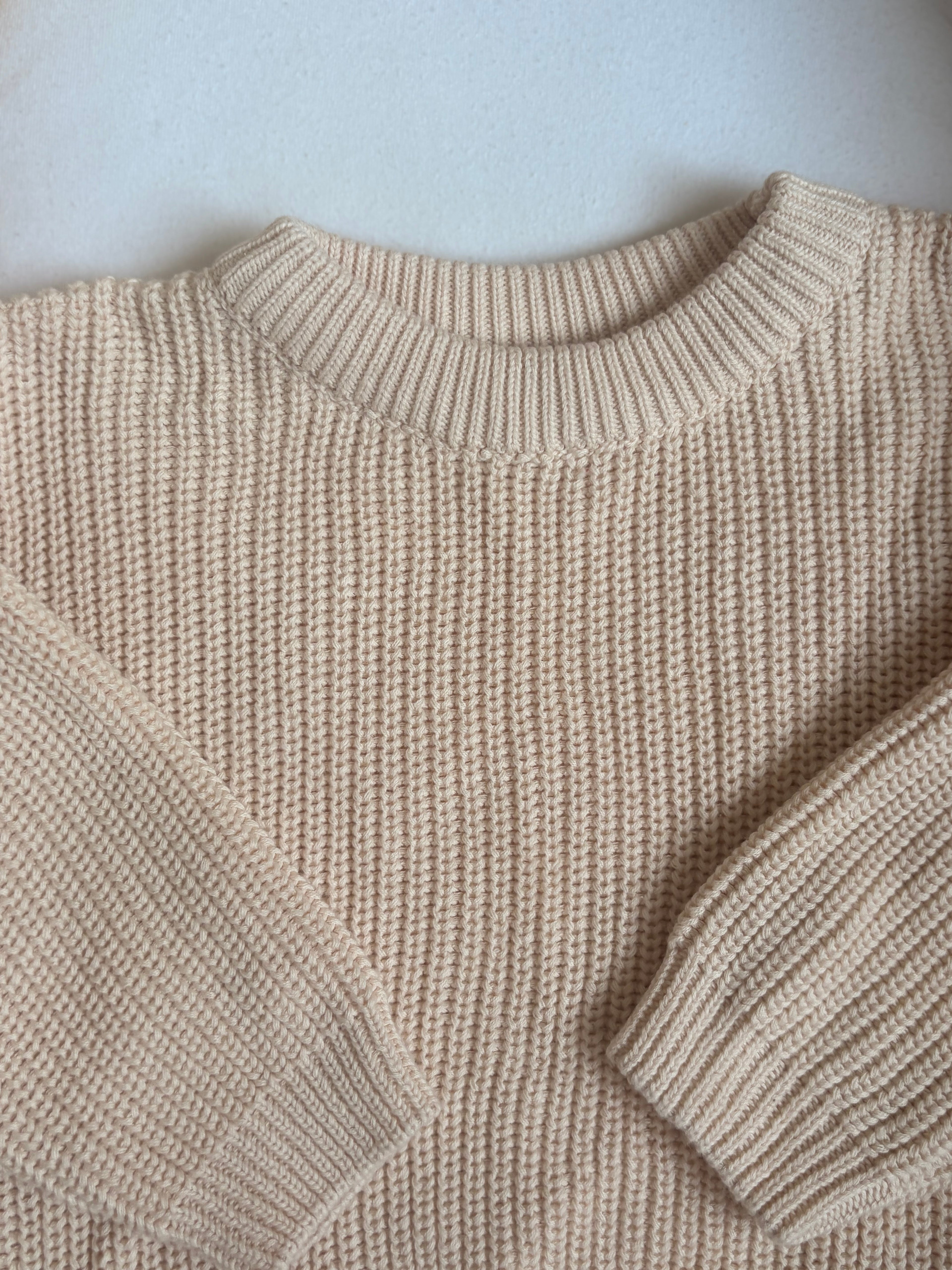 Oatmeal Knit Jumper