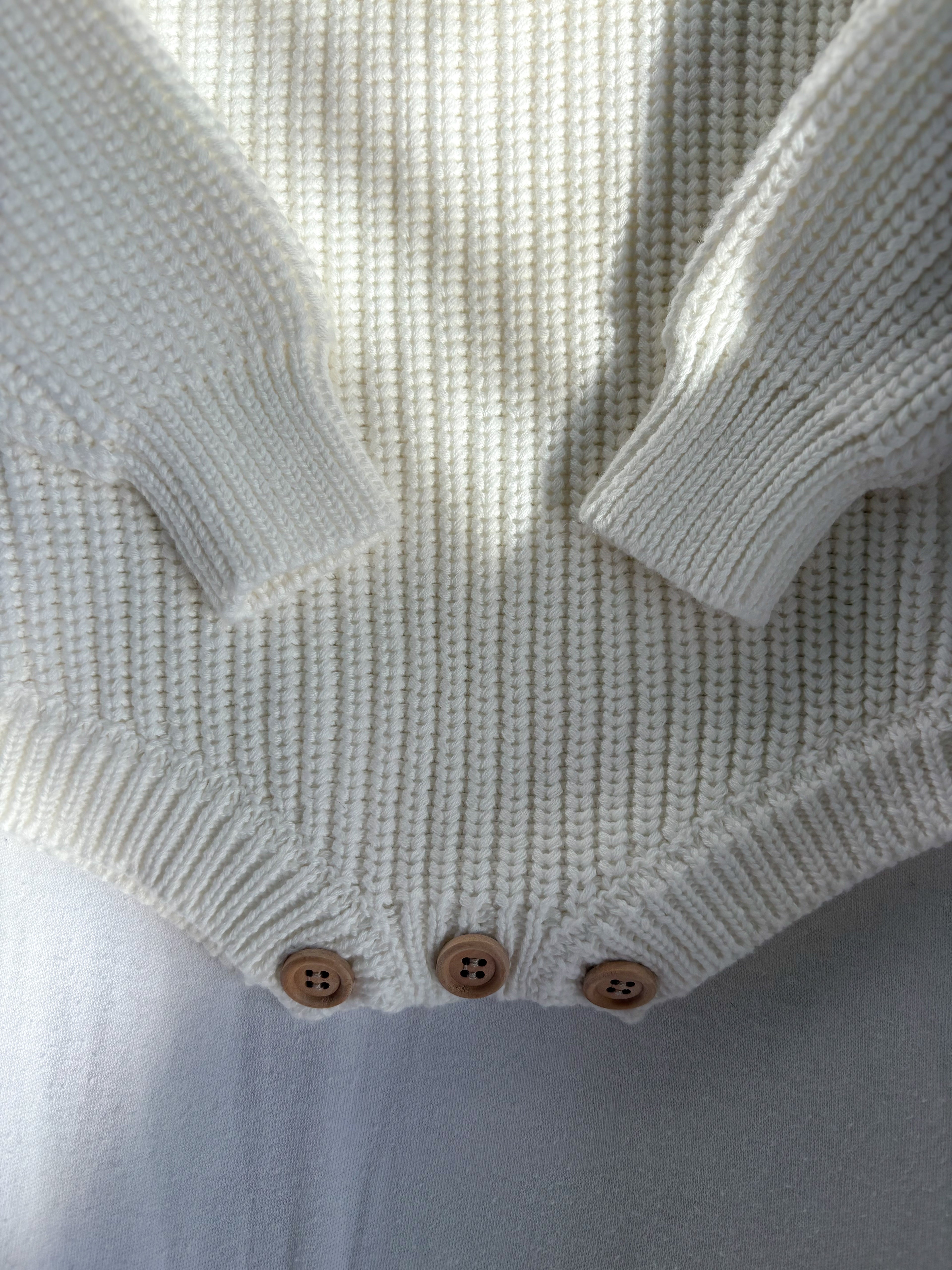 Classic Baby Romper - Soft White