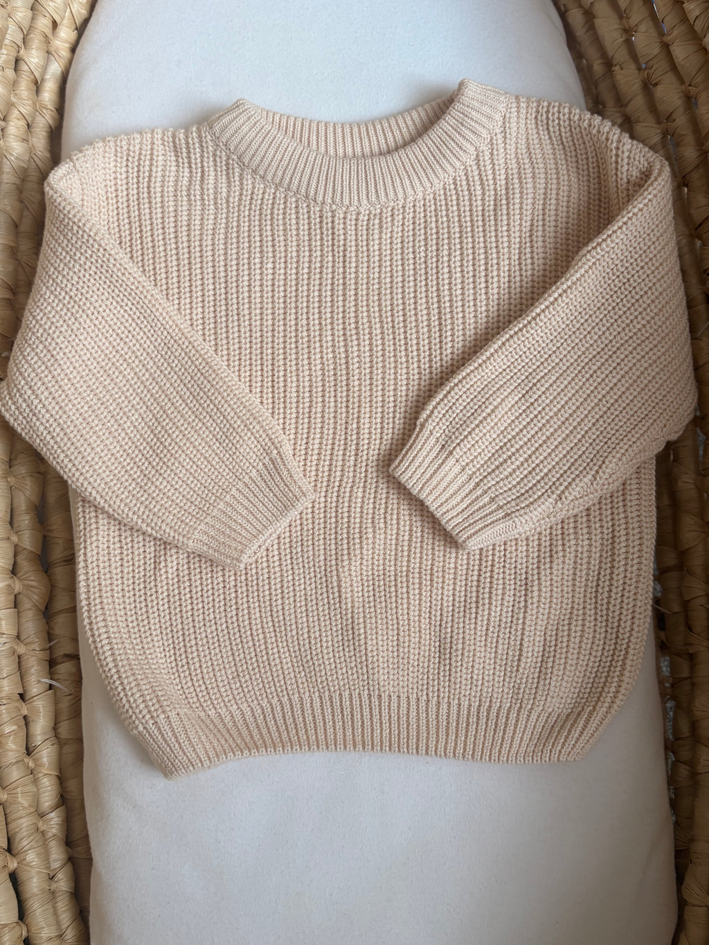 Oatmeal Knit Jumper
