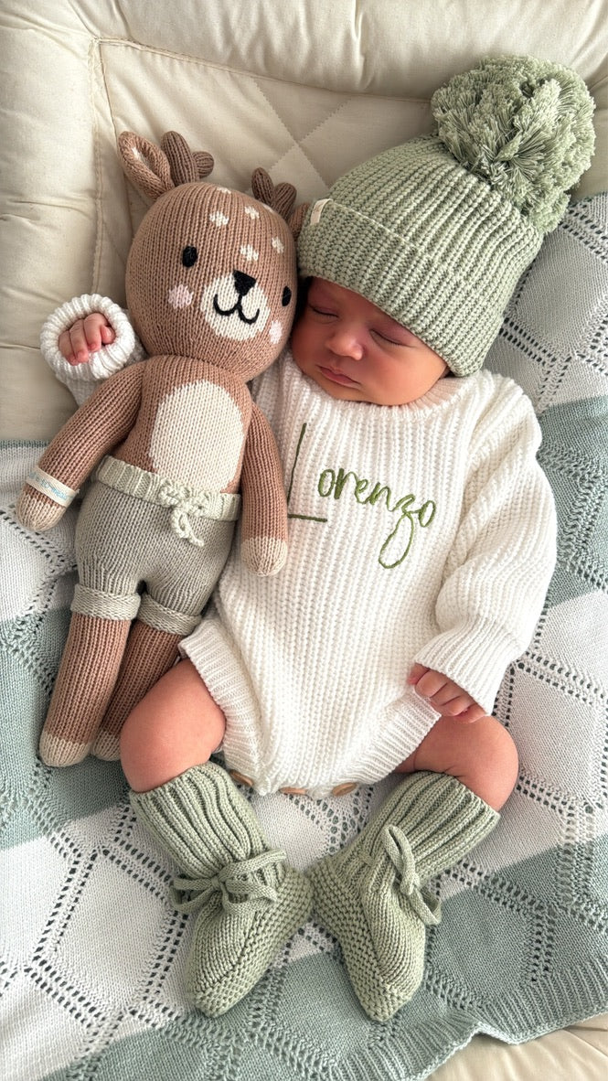 Khaki Knit Set