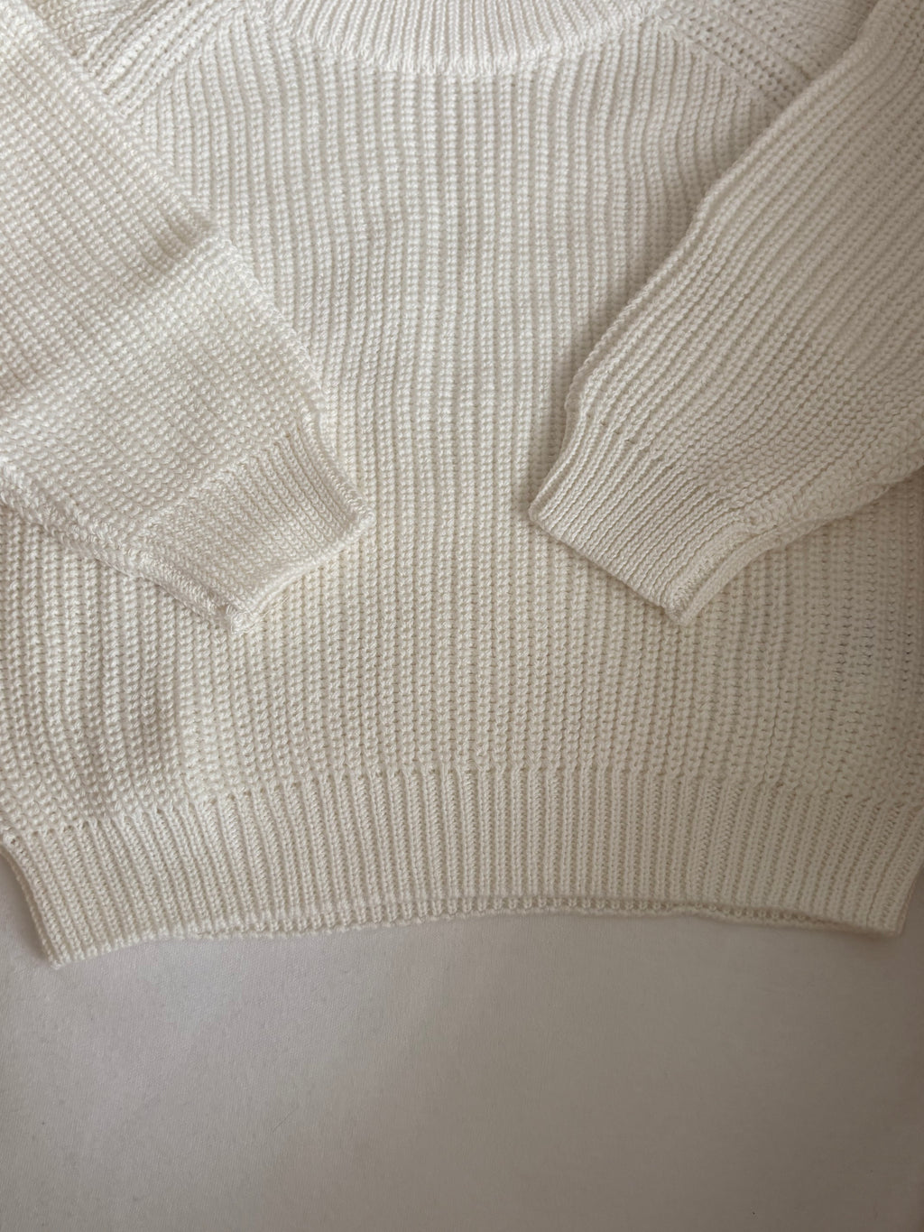 Soft White Knit Jumper