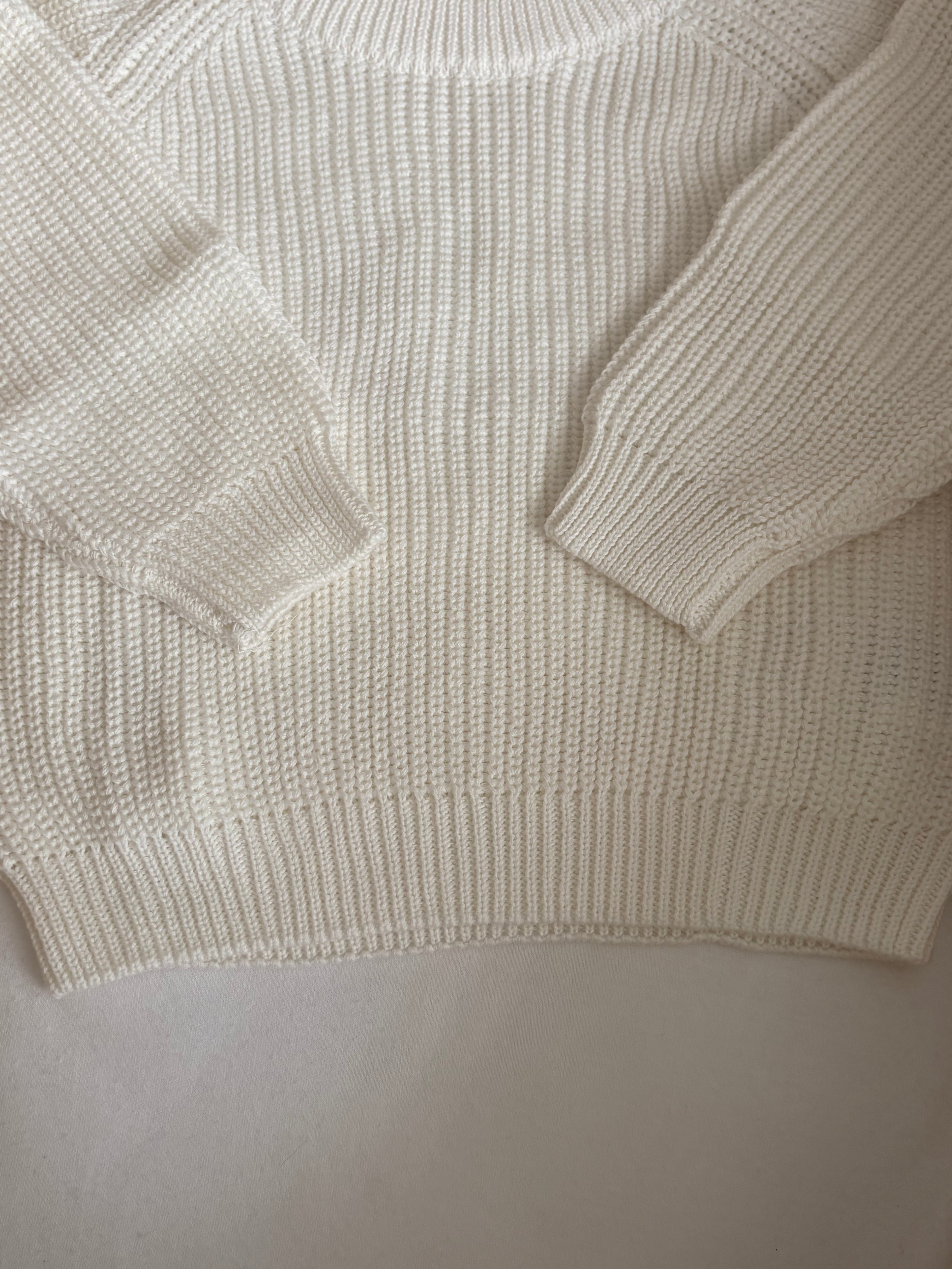 Soft White Knit Jumper