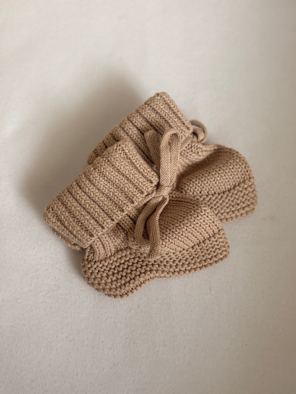 Mocha Knit Booties