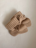 Mocha Knit Booties