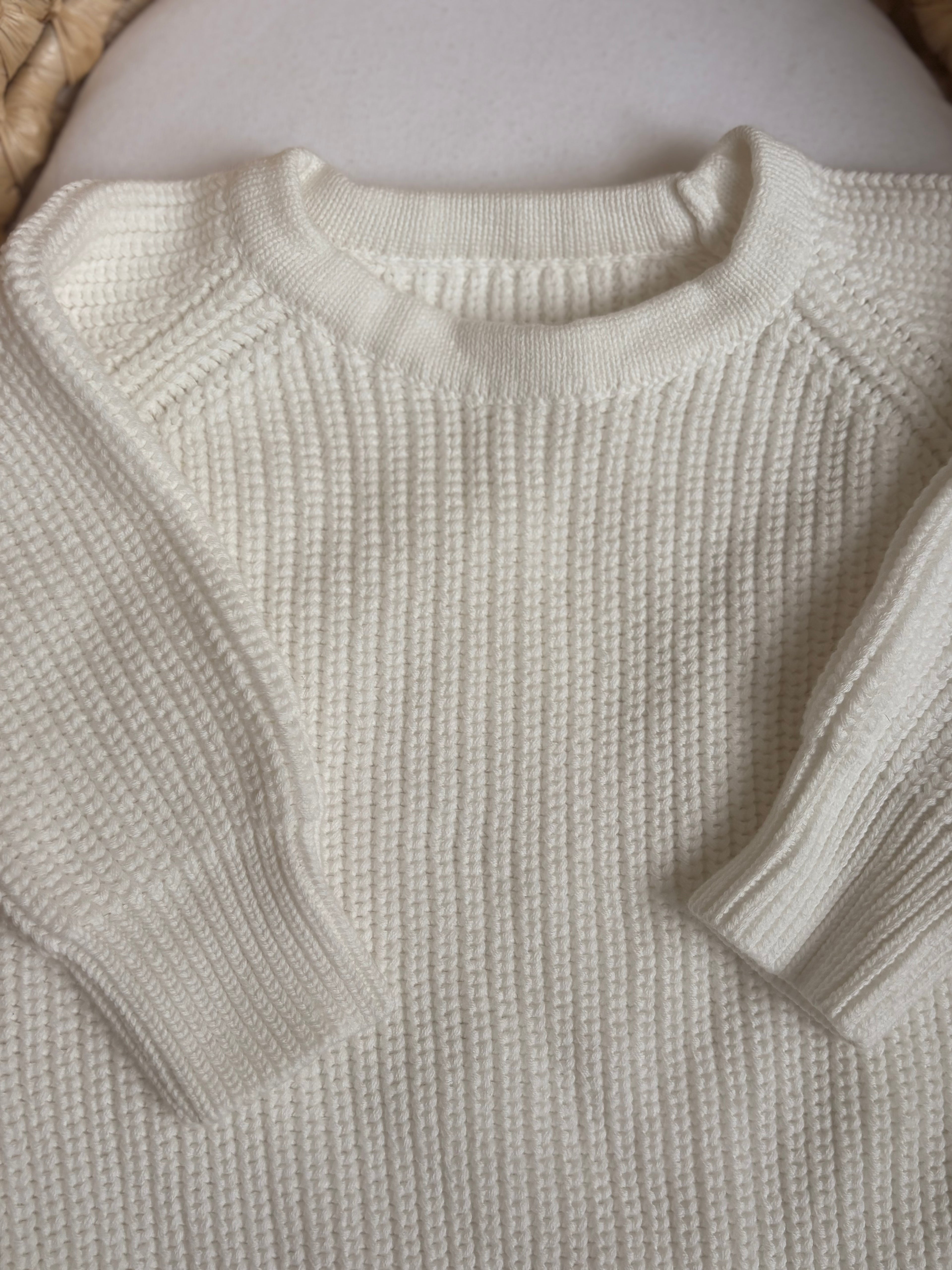 Soft White Long Sleeve Romper