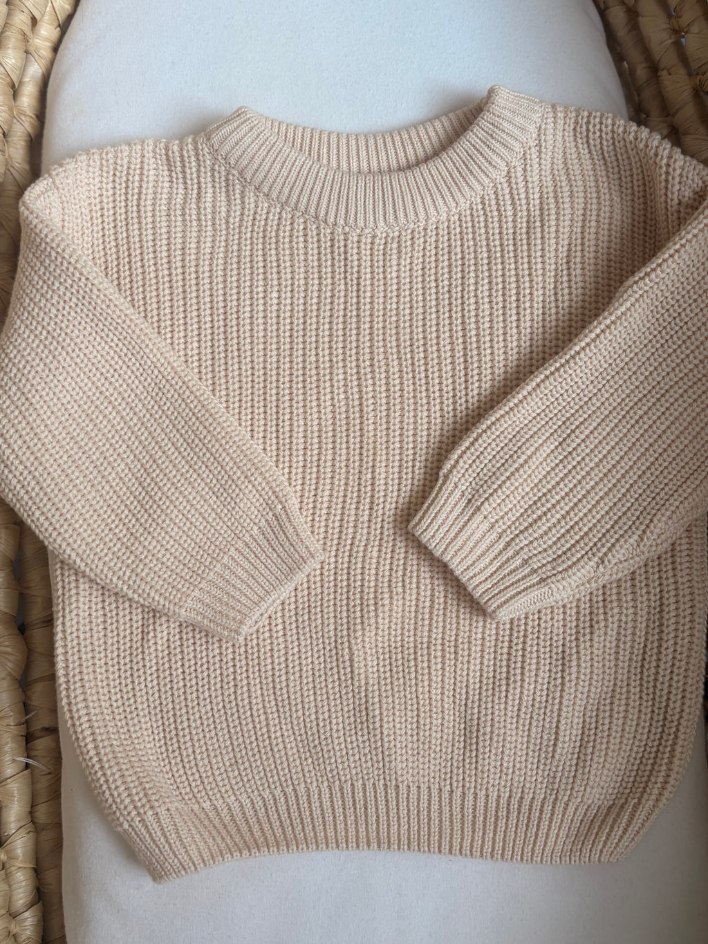 Oatmeal Knit Jumper