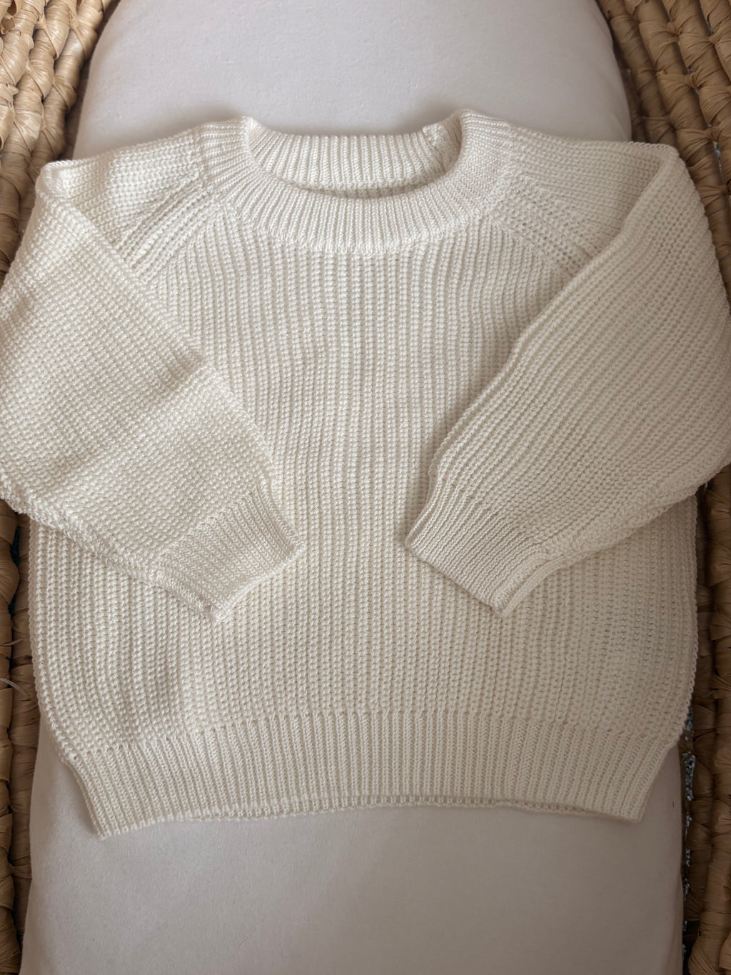 Soft White Knit Jumper