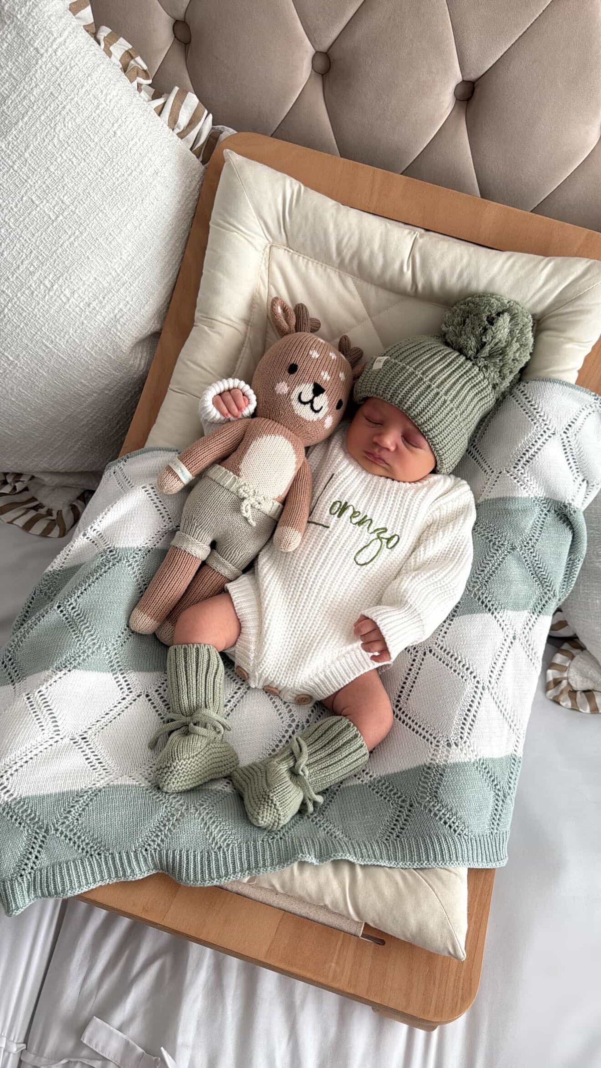Newborn Classic Long Sleeve Knit Romper