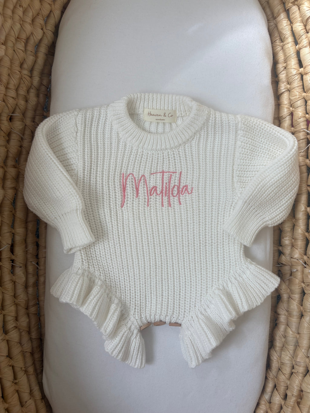 Frill Knit Romper