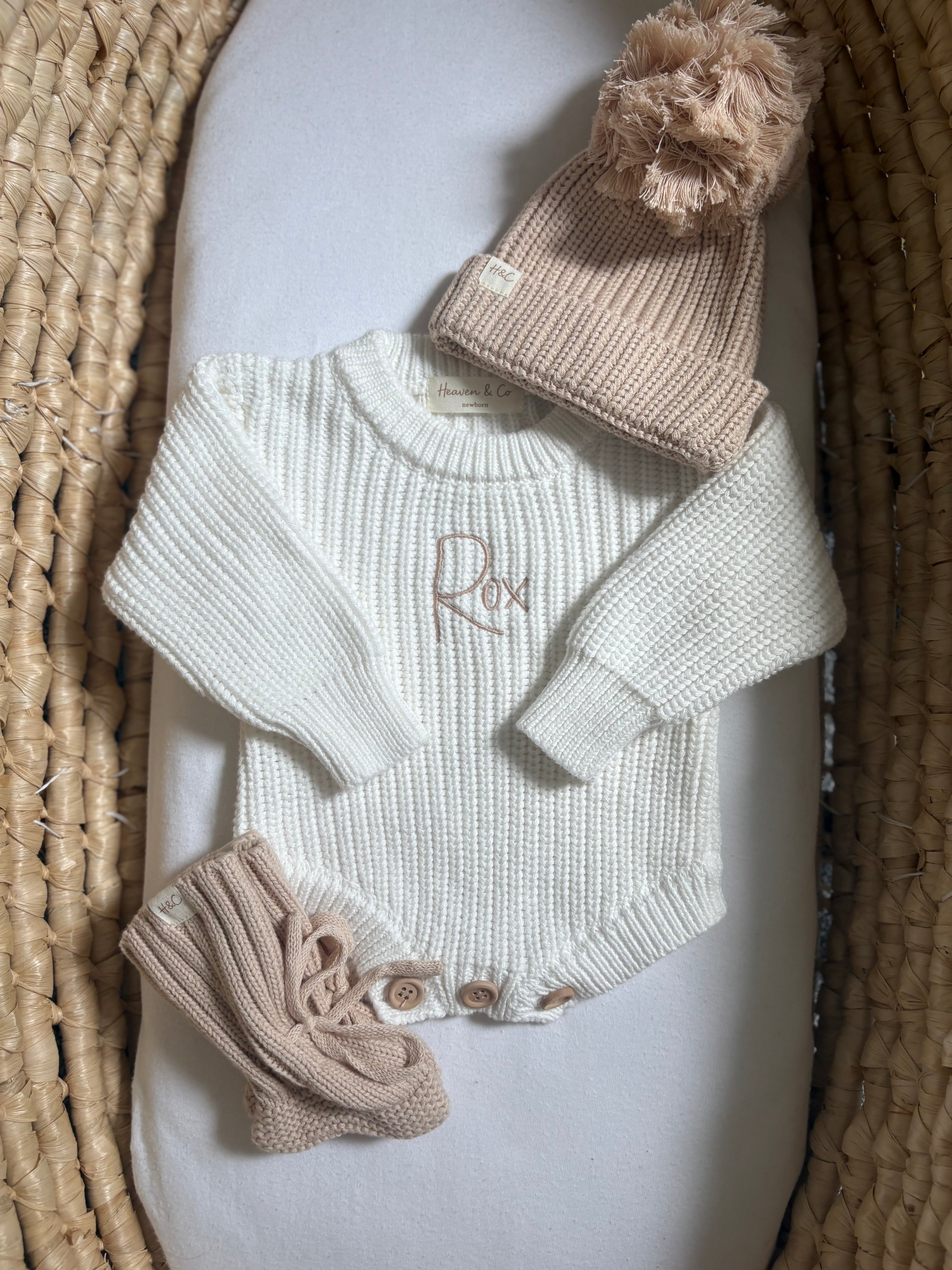 Oatmeal Knit Set