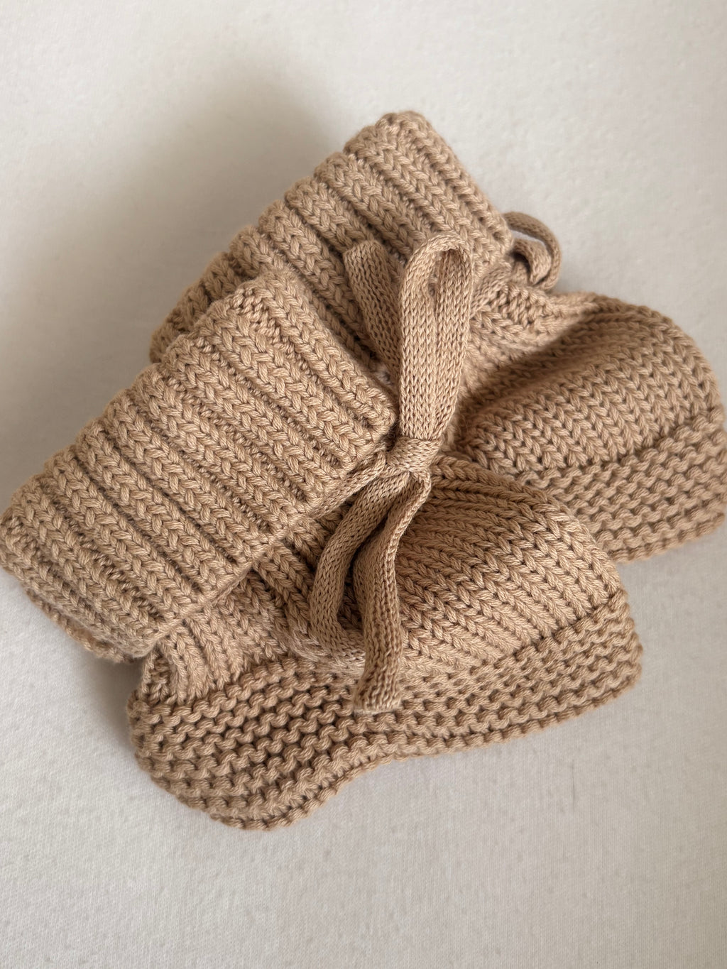 Mocha Knit Booties