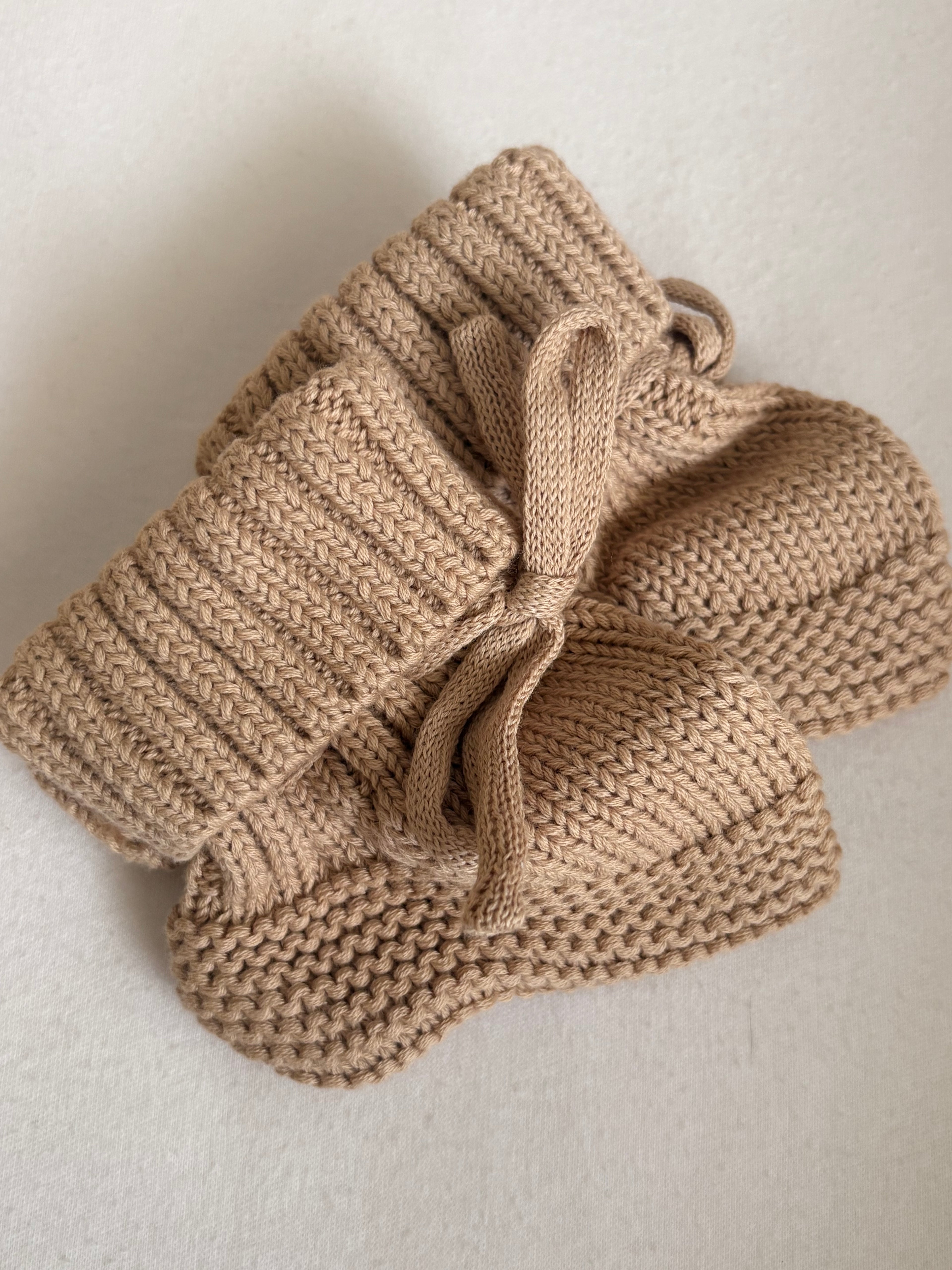 Mocha Knit Booties