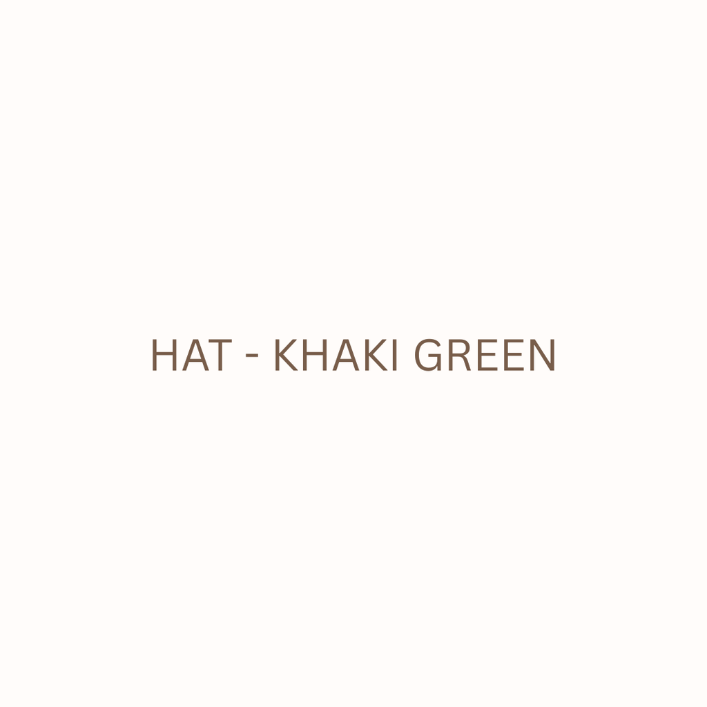 Knitted Baby Hat - Khaki Green