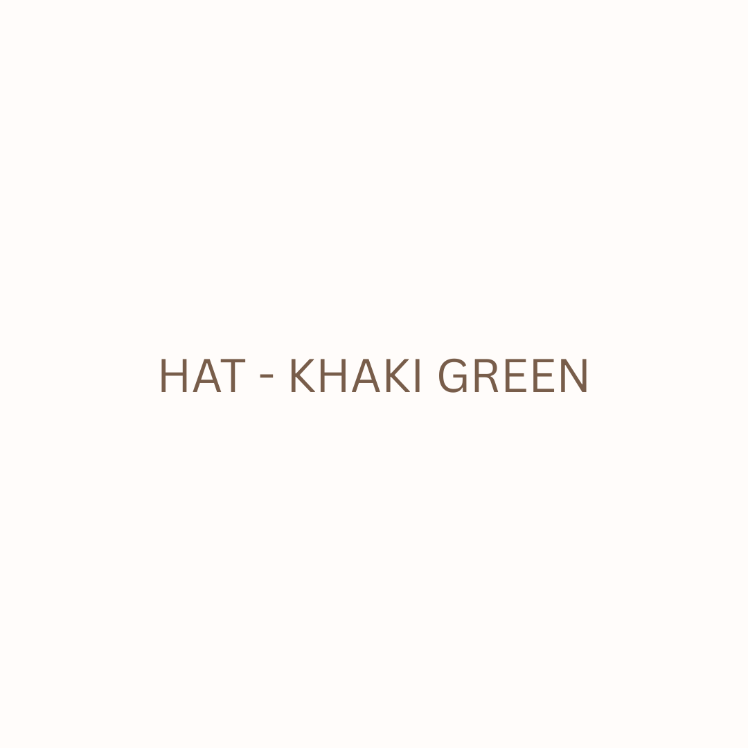 Knitted Baby Hat - Khaki Green