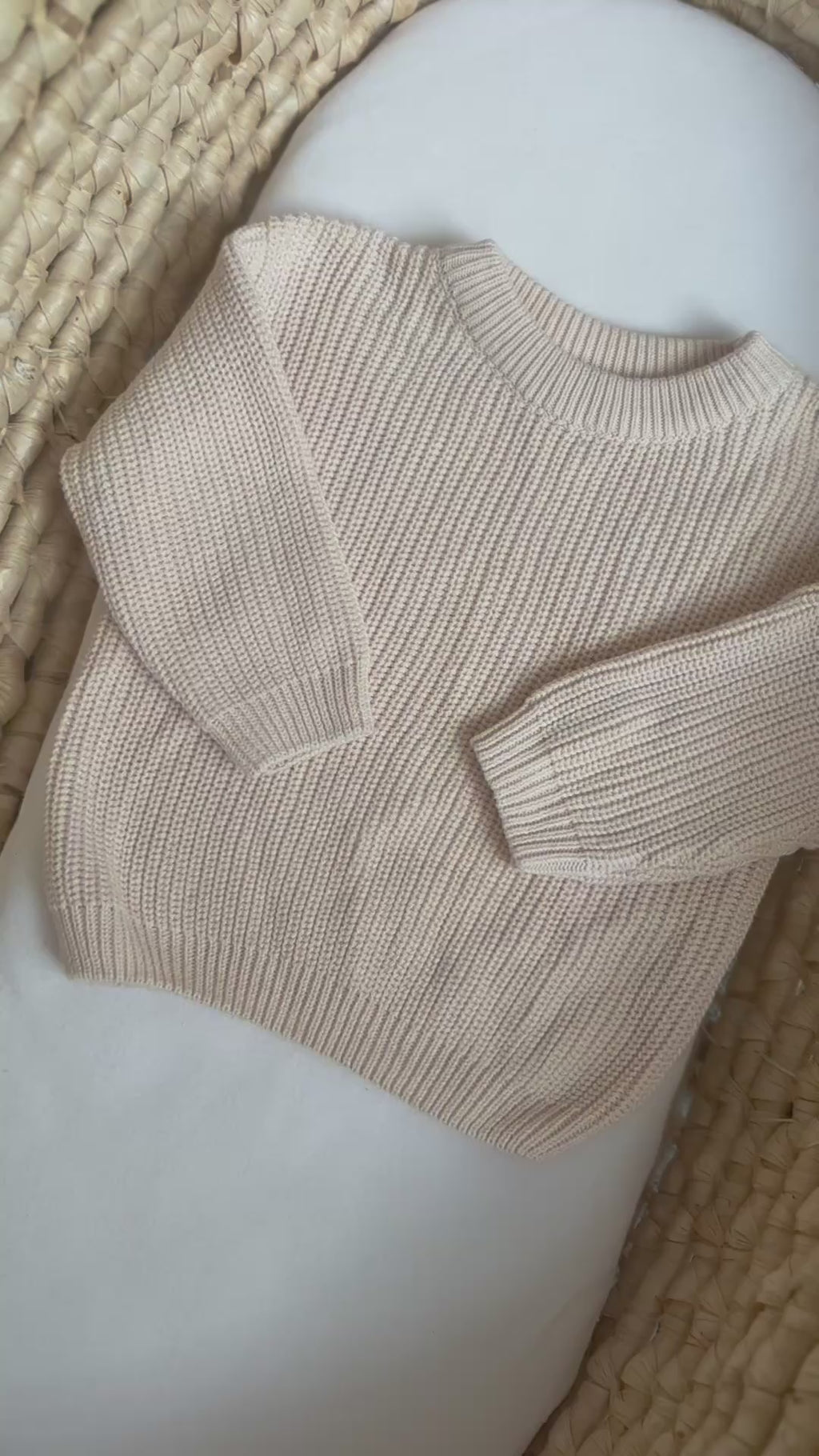 Oatmeal Knit Jumper