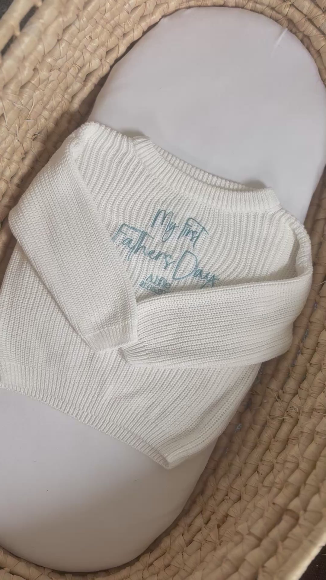 Personalised First Father’s Day Jumper