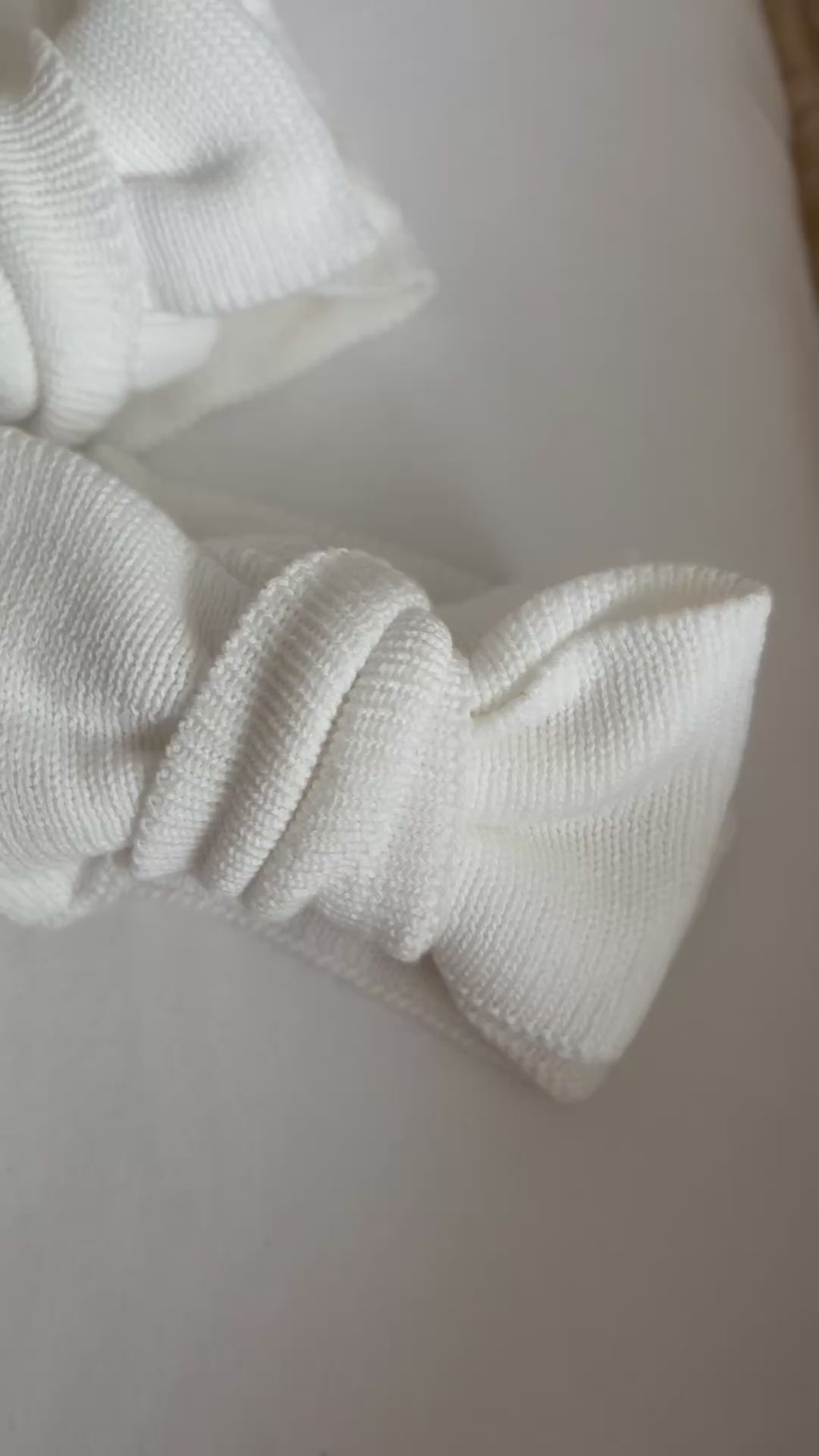 Soft White Bow